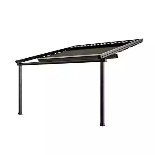 Motorized Pergola 5 dark iron