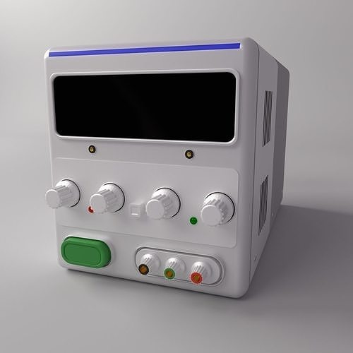 Variable Power Supply 3D model