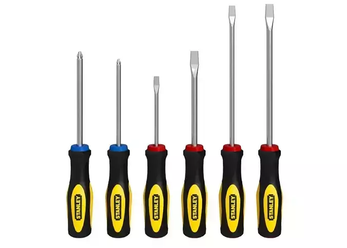 Stanley Piece Screwdriver Set 3D Model