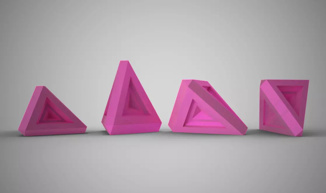 Asymmetrical Ornaments 2 3D print model