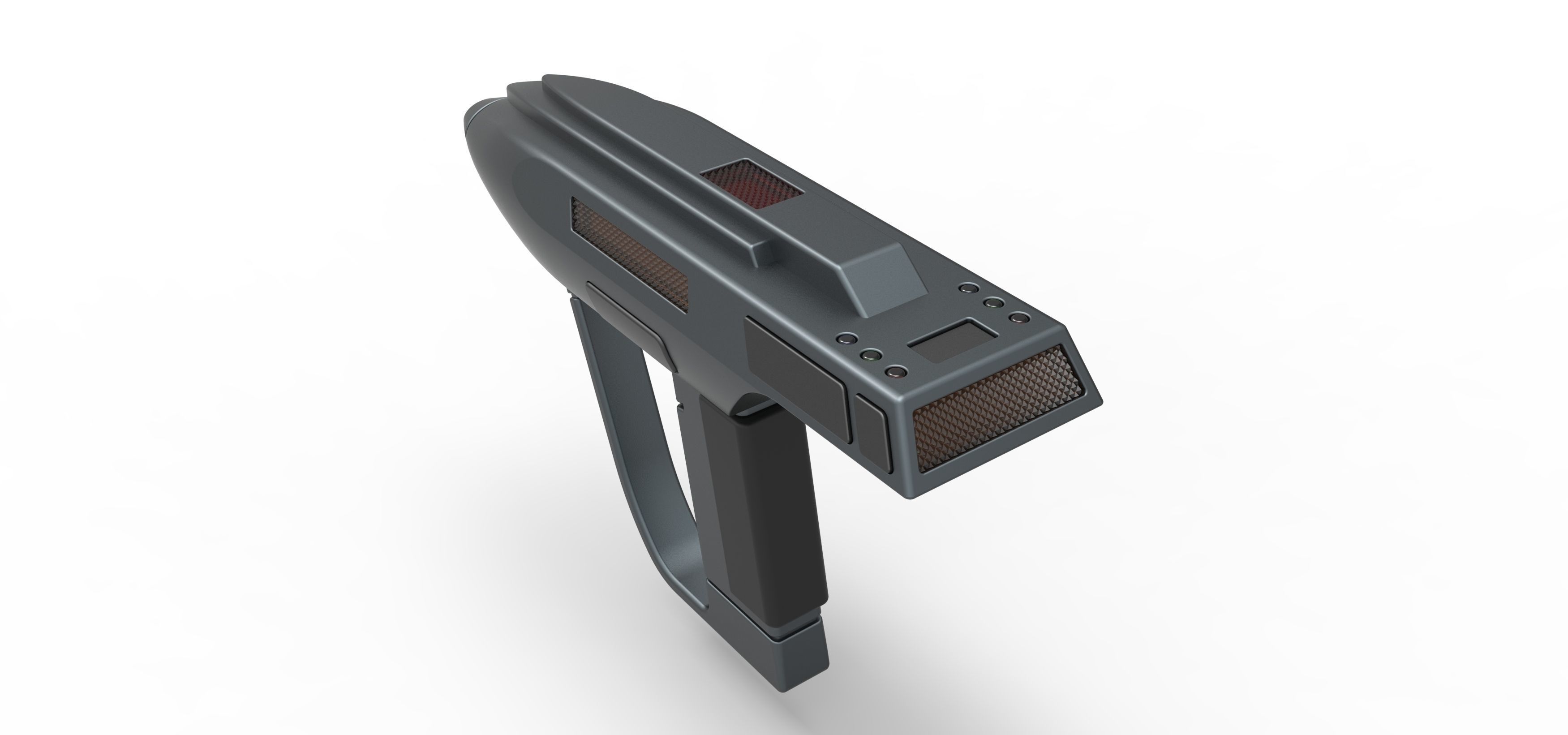 Romulan Phaser pistol from Star Trek The Next Generation 3D model_10