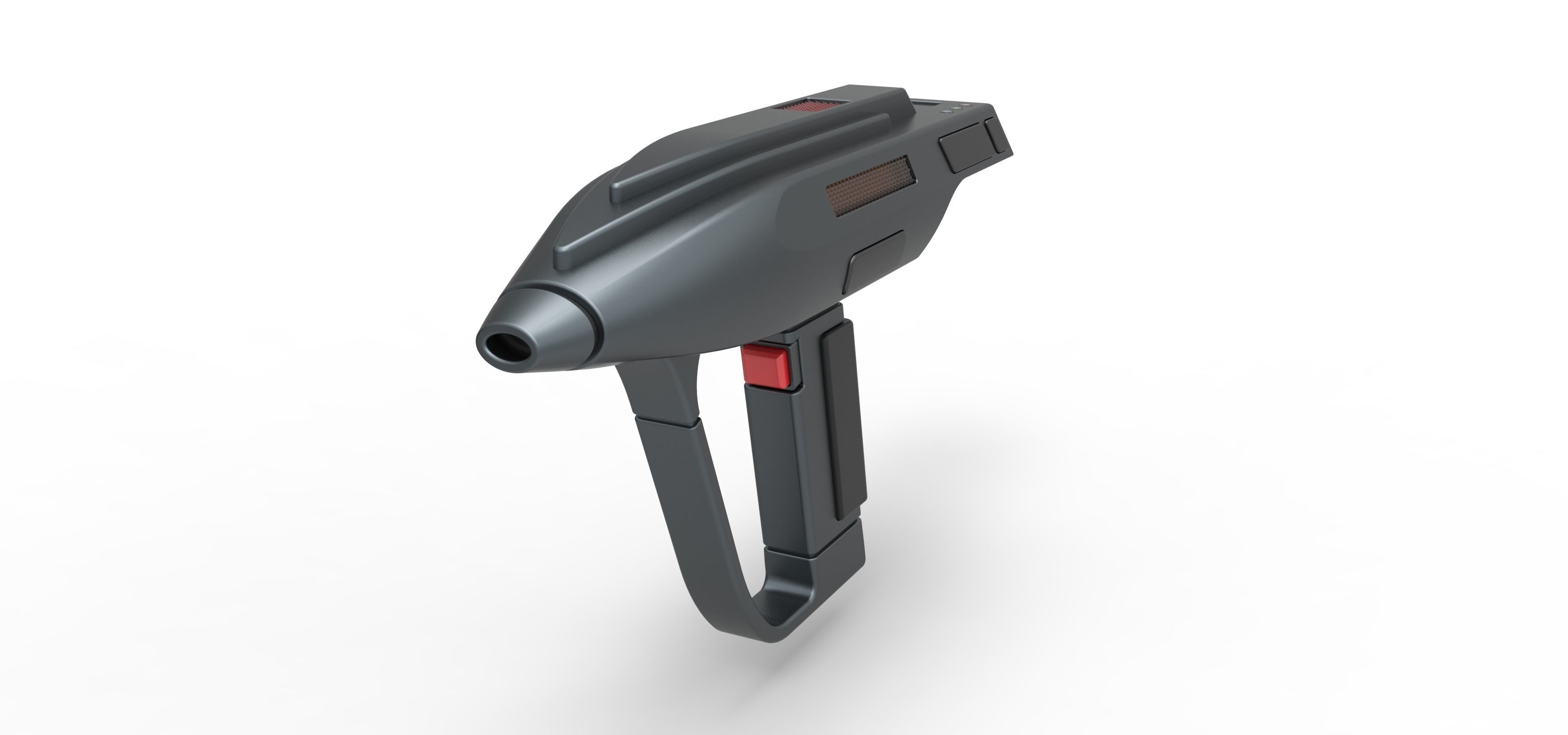 Romulan Phaser pistol from Star Trek The Next Generation 3D model_4