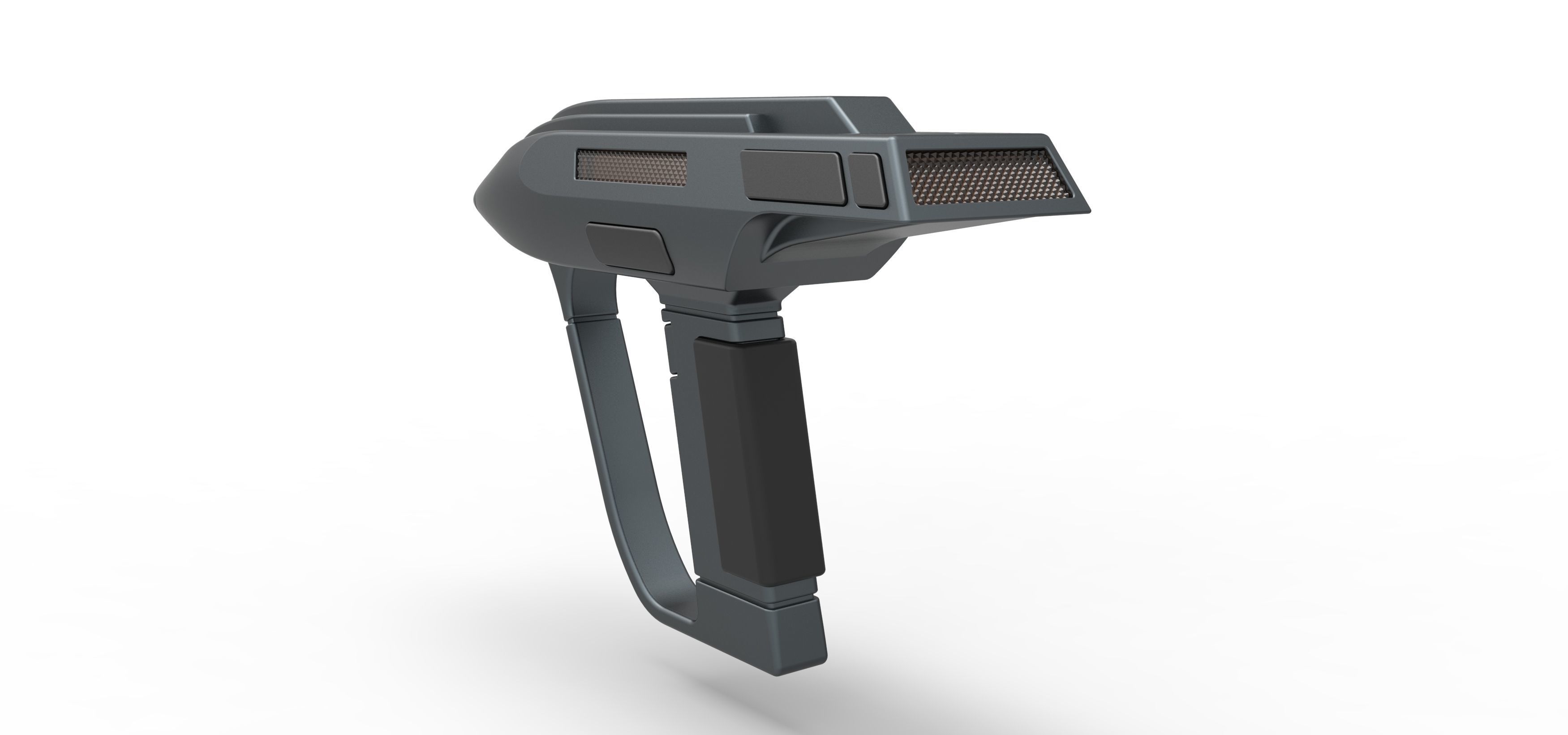 Romulan Phaser pistol from Star Trek The Next Generation 3D model_11