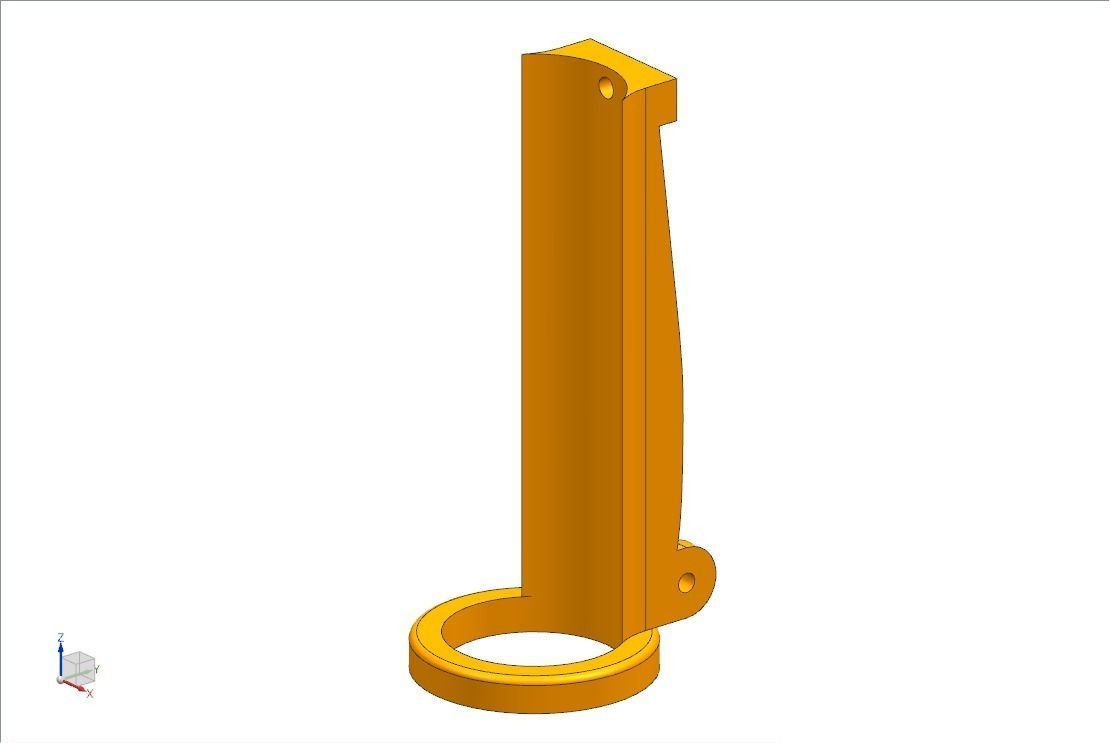 Mauser98k clamping device with handle 3D model_13