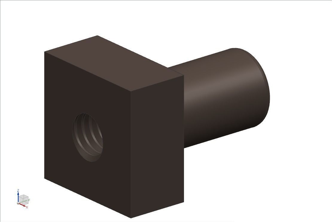 Mauser98k clamping device with handle 3D model_26