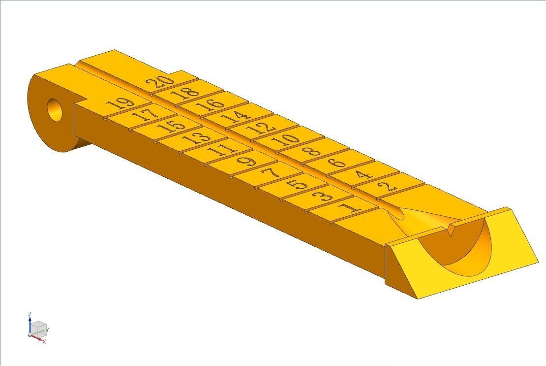 Mauser98k clamping device with handle 3D model_15