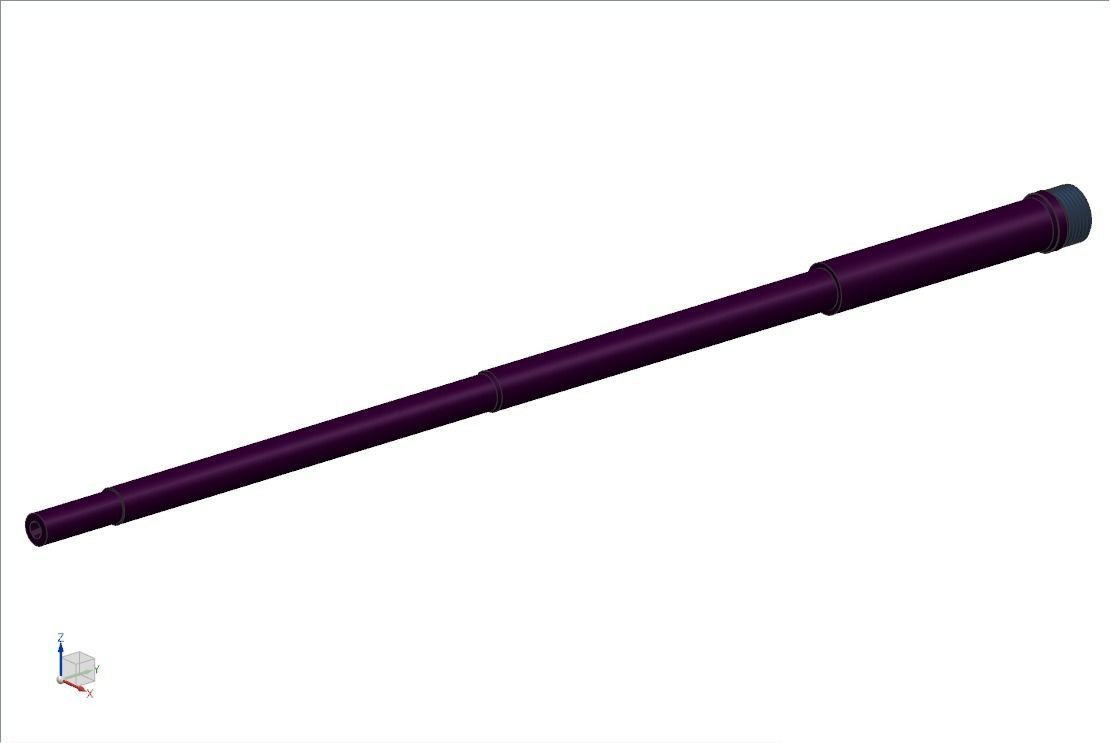 Mauser98k clamping device with handle 3D model_14