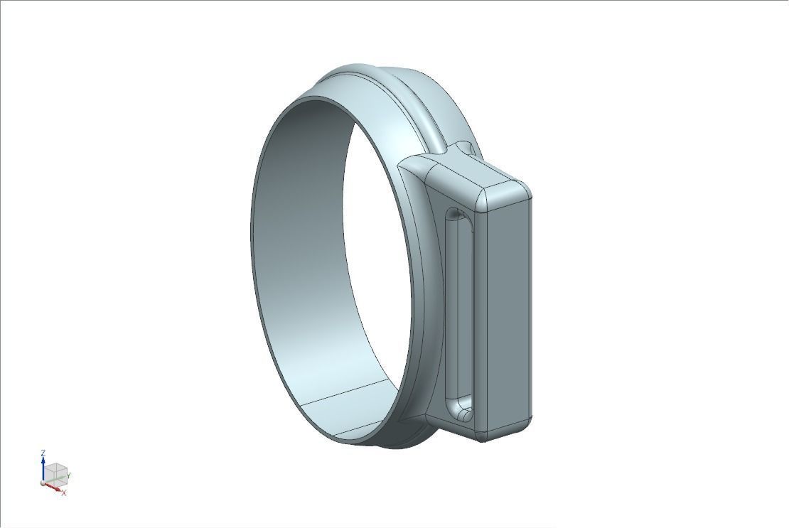 Mauser98k clamping device with handle 3D model_35