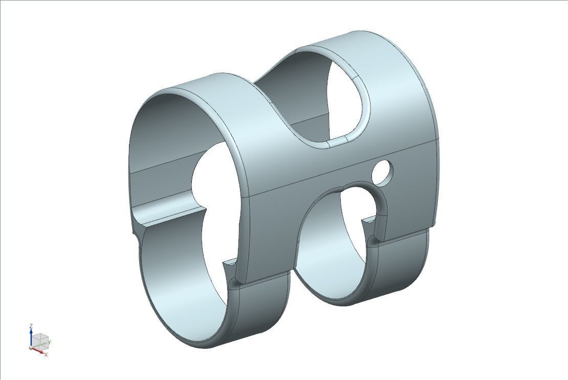 Mauser98k clamping device with handle 3D model_62