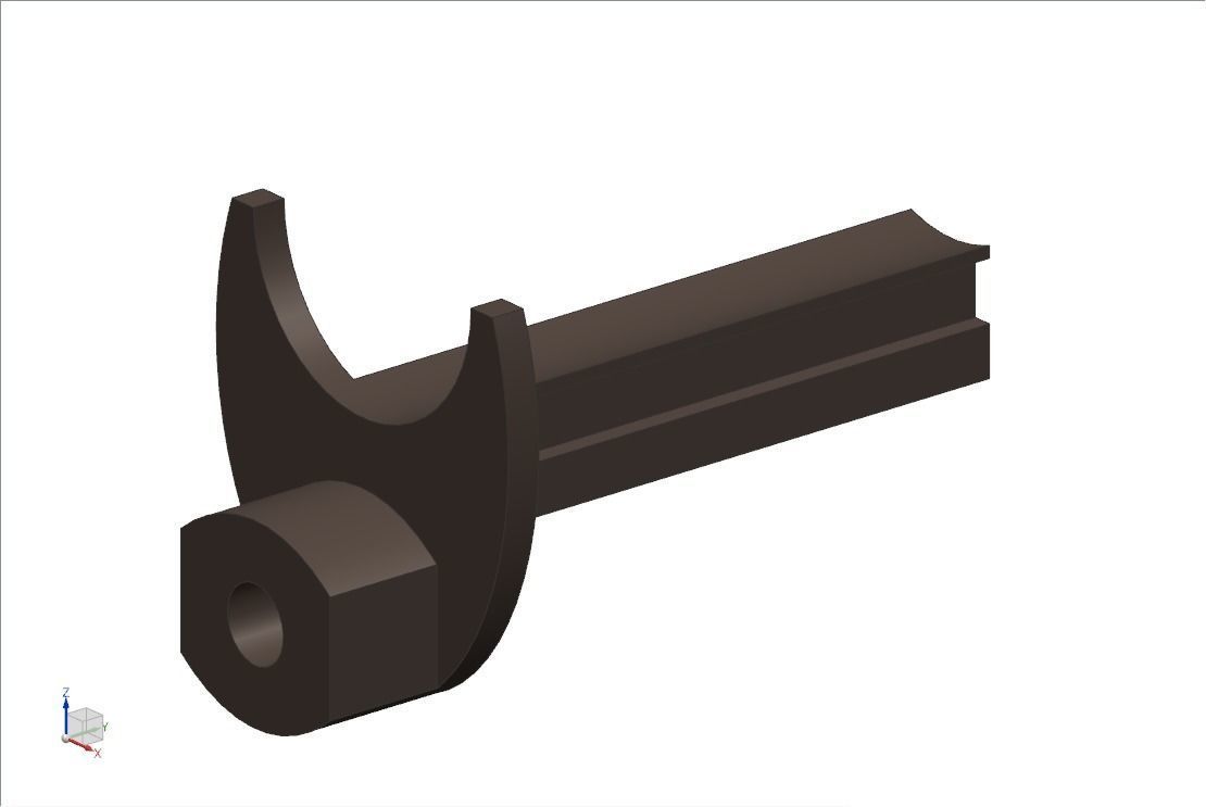 Mauser98k clamping device with handle 3D model_32