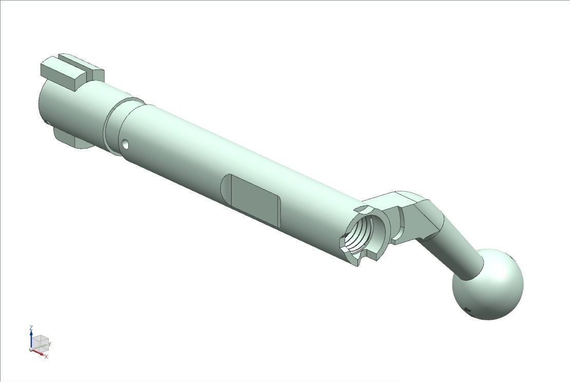 Mauser98k clamping device with handle 3D model_19
