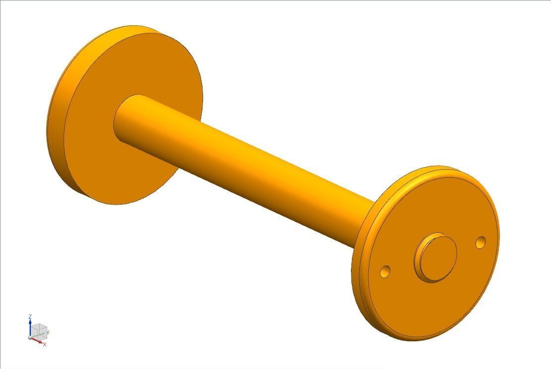 Mauser98k clamping device with handle 3D model_8