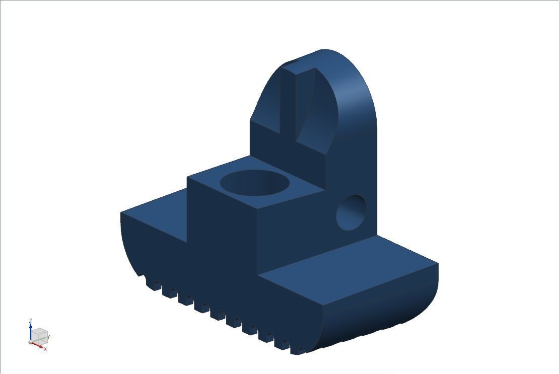 Mauser98k clamping device with handle 3D model_57