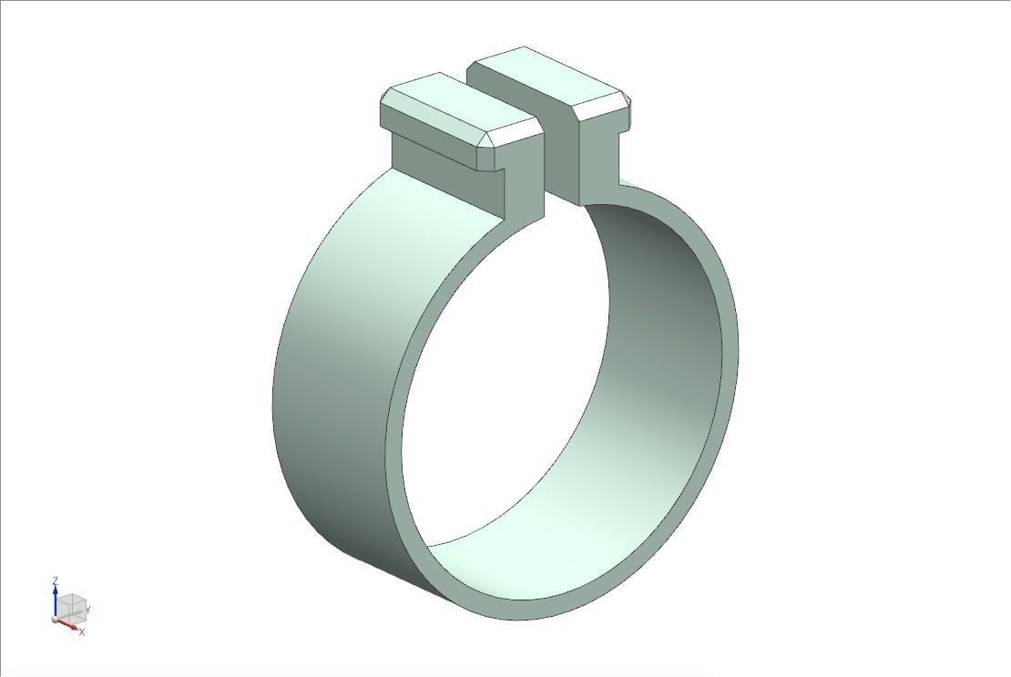 Mauser98k clamping device with handle 3D model_30