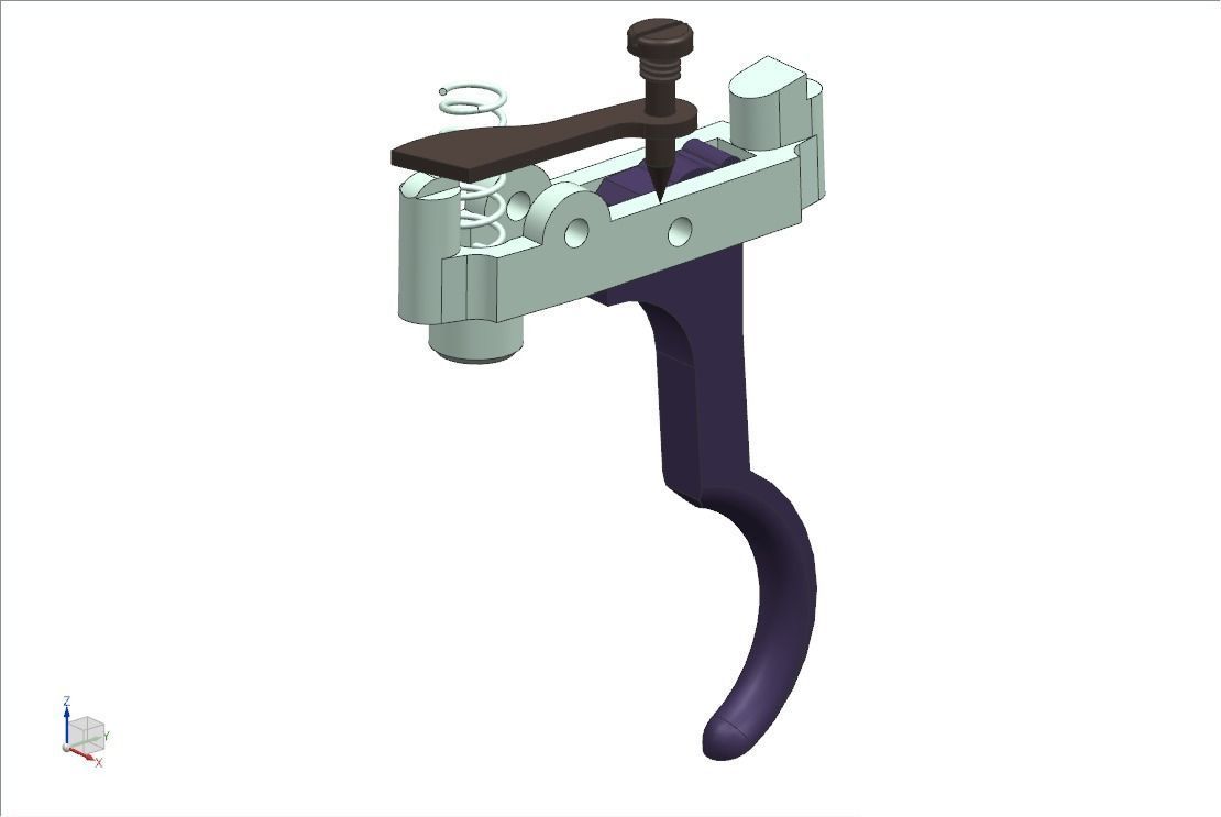 Mauser98k clamping device with handle 3D model_47