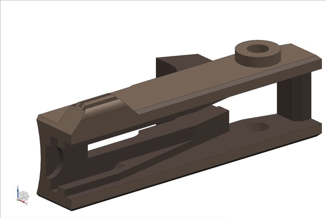 Mauser98k clamping device with handle 3D model_20