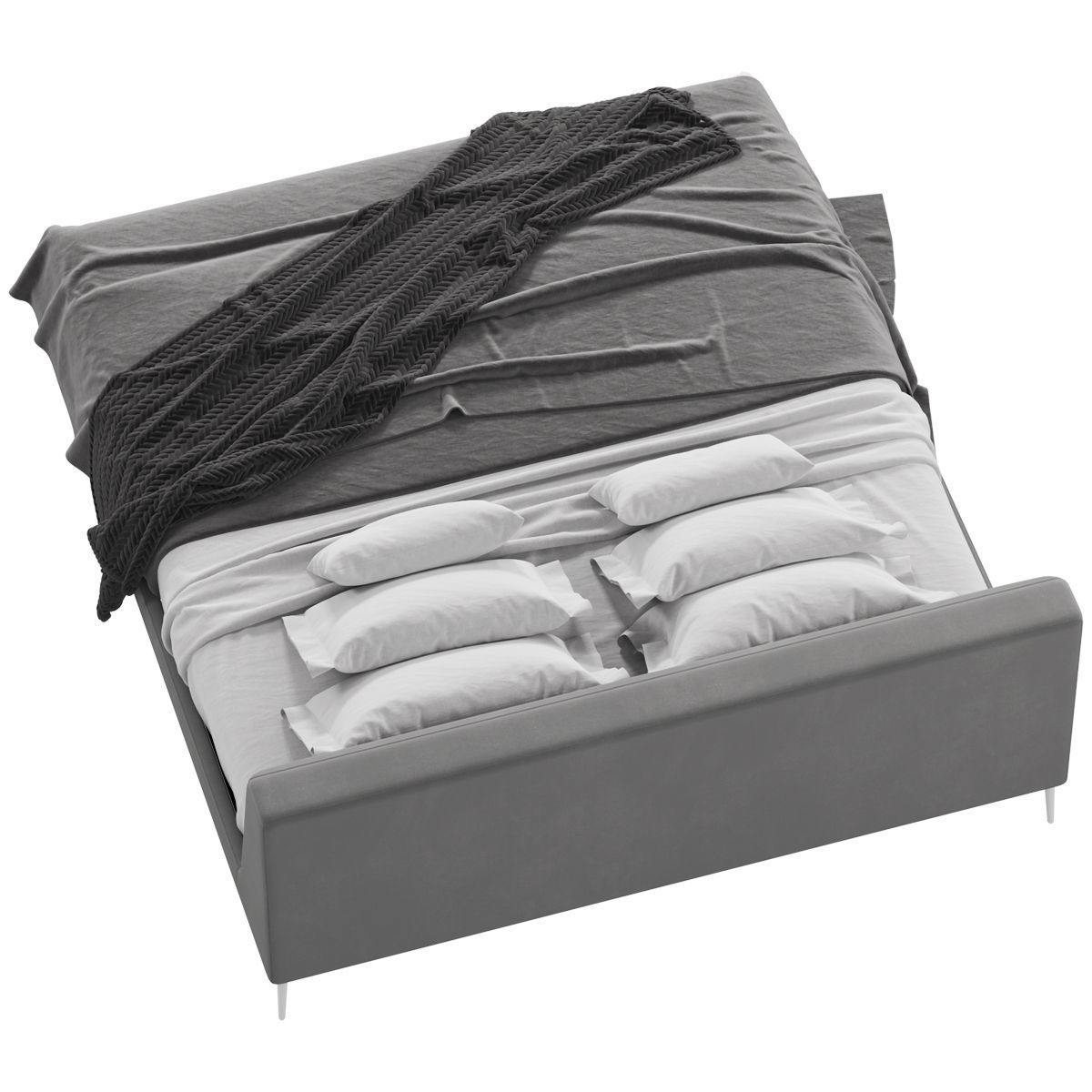 Bed Alberta Gibson 3D model_4