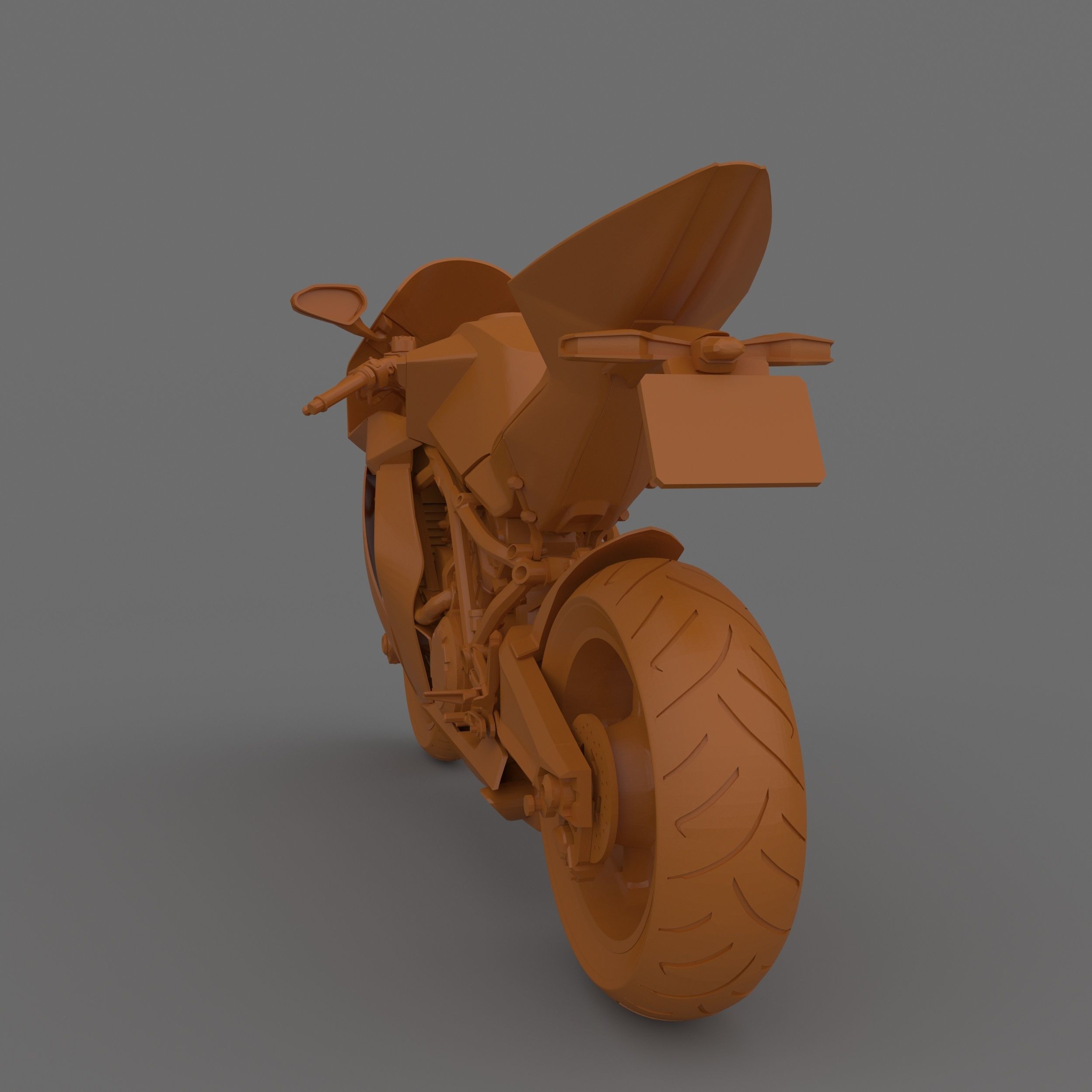 KTM 1190 RC8 2011-2015 Motorcycle 3D Printable Model 3D print model_2