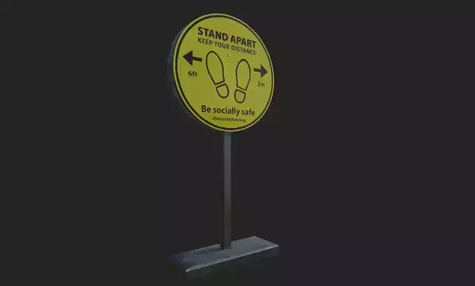 Social Distancing Signage