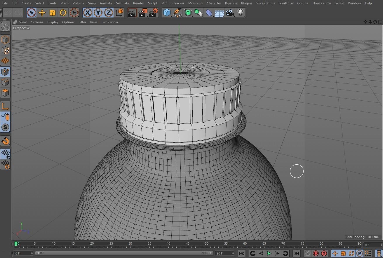Plastic Bottle A 3D model_4
