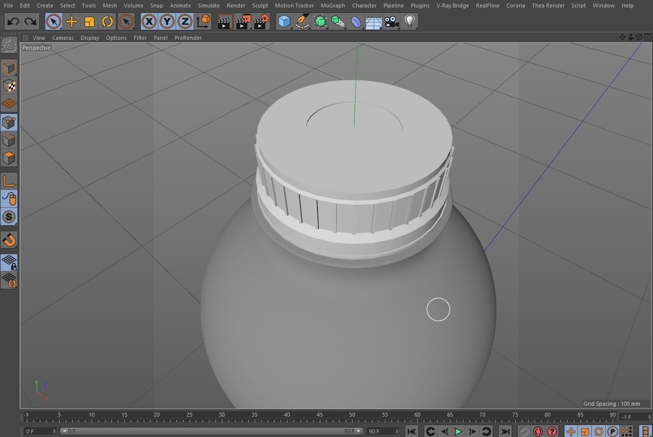 Plastic Bottle A 3D model_3