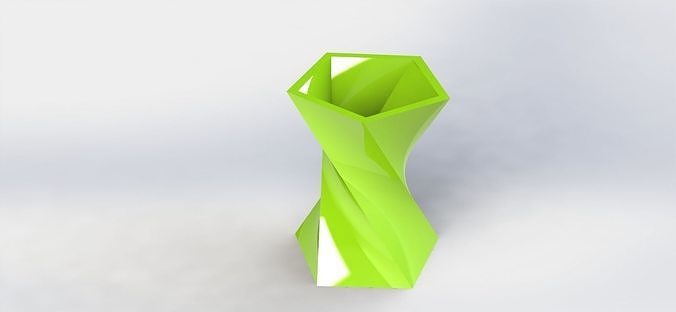 Decorative Flower Pot 12  3D print model