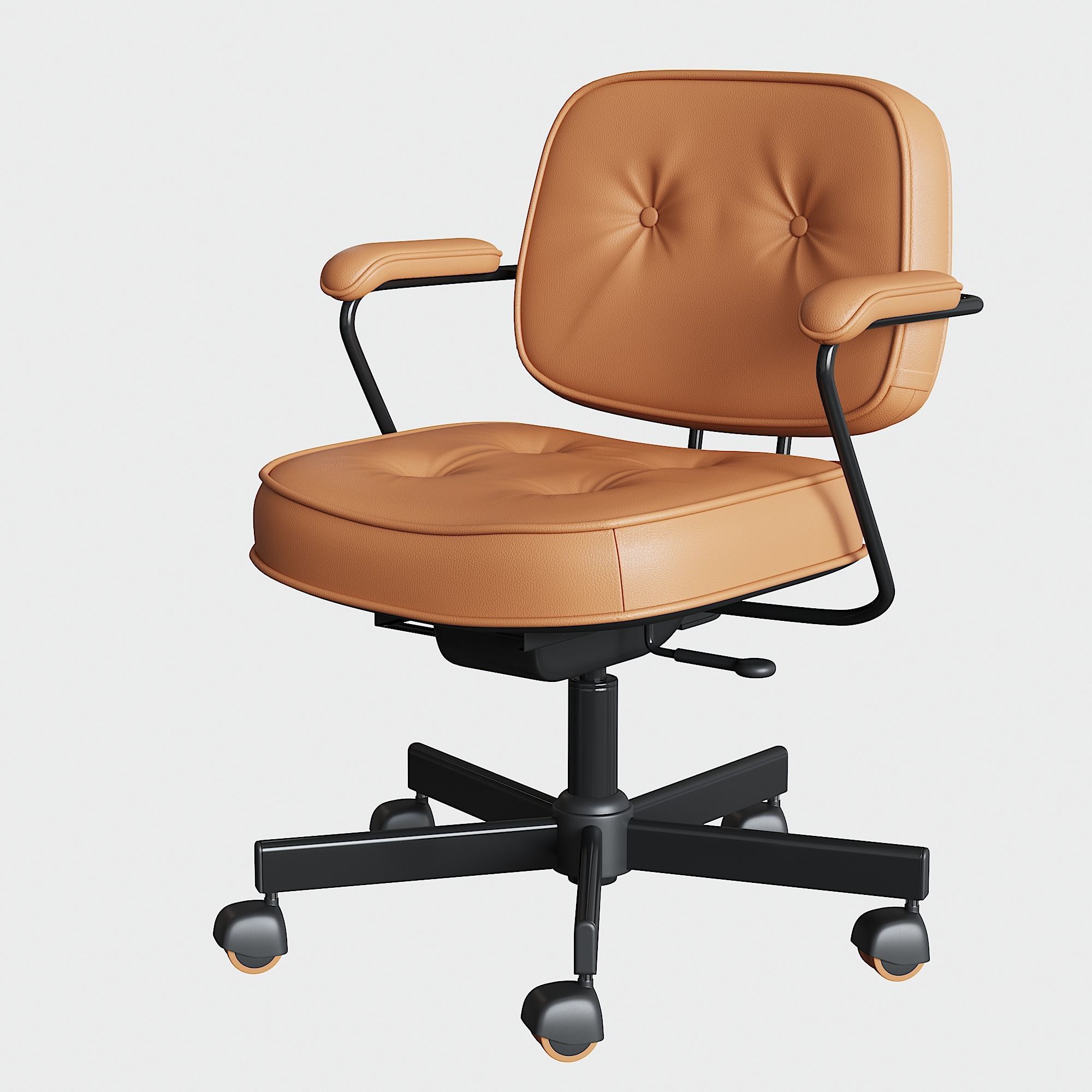 Workplace set with decor  Sk 1 3D model_27