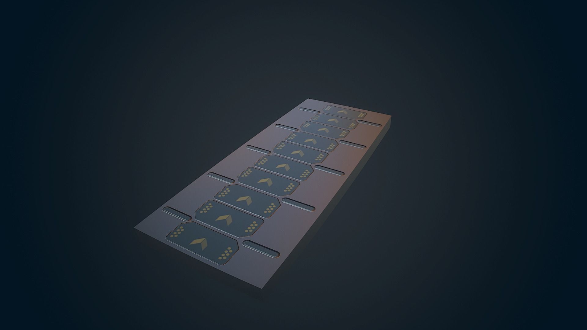 SCI FI FUTURISTIC CITY Package Low-Poly Low-poly 3D model_26