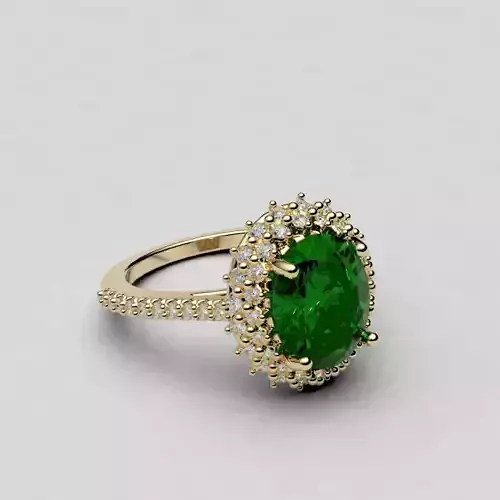 Anillo Solitario Elegante    Elegant Solitaire Ring