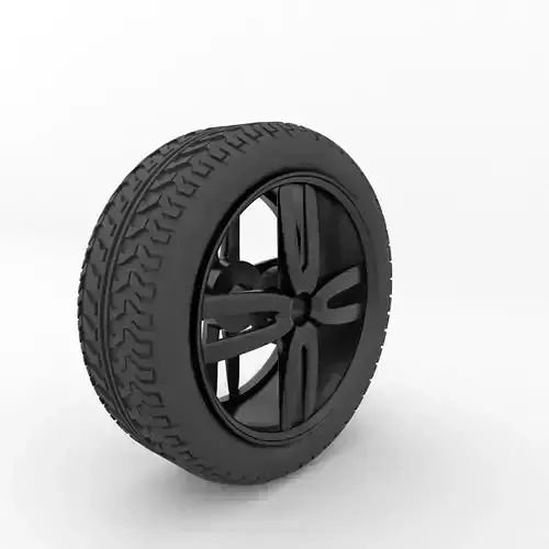 Tyre 3d model car tire