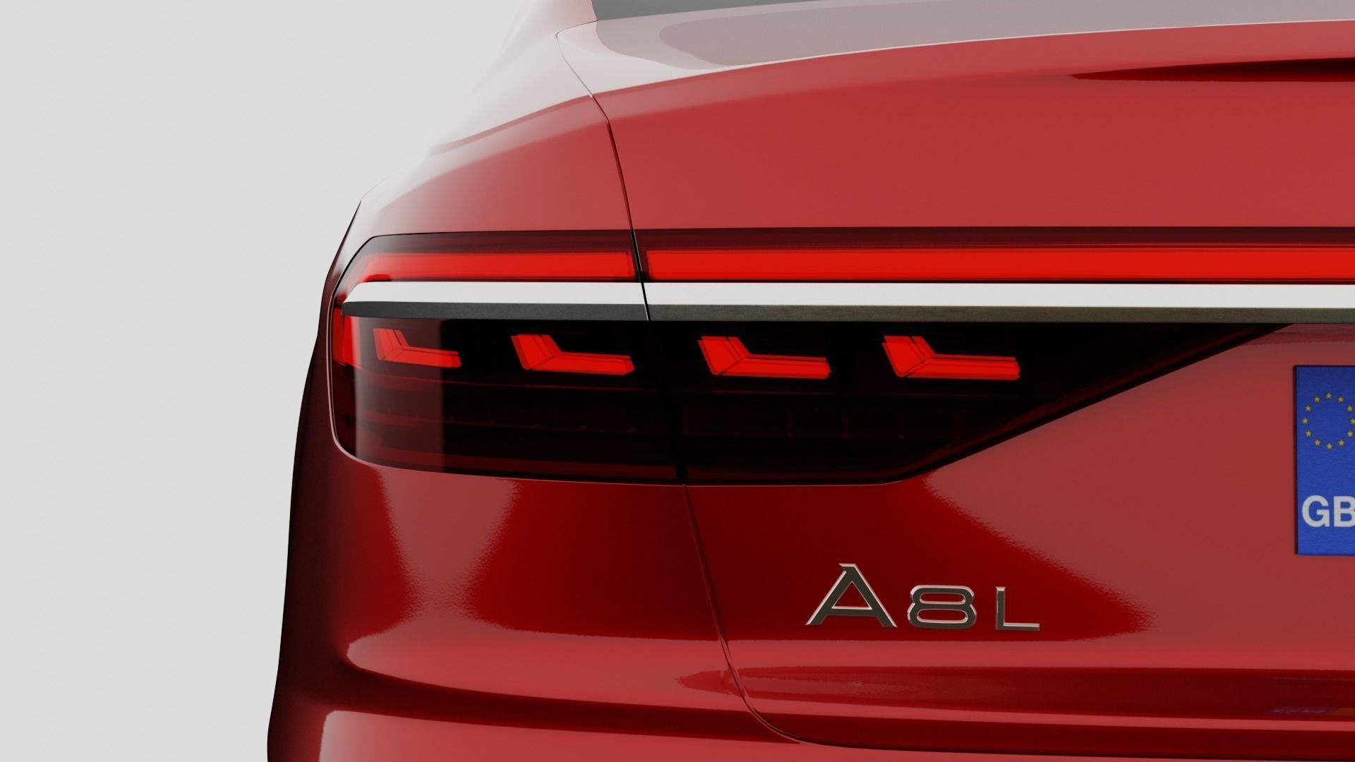 Audi A8L 2020 3D model_6