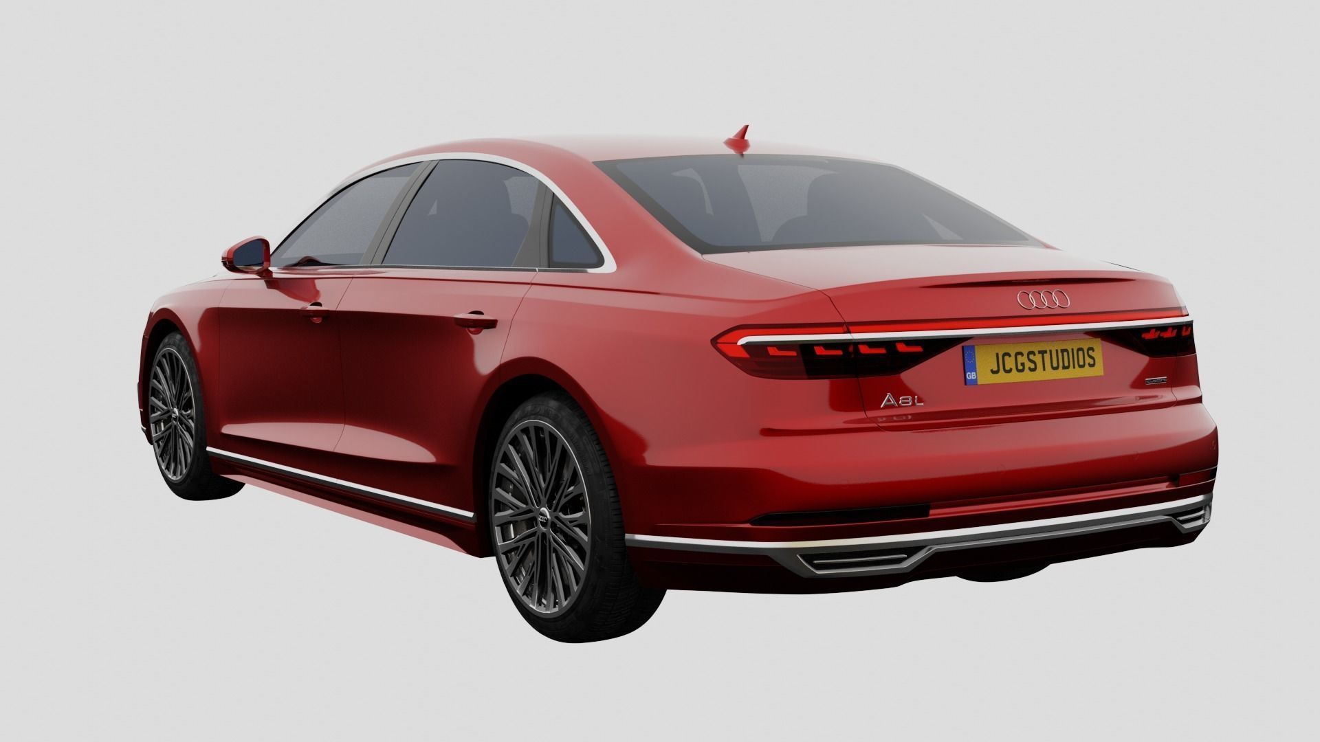 Audi A8L 2020 3D model_9
