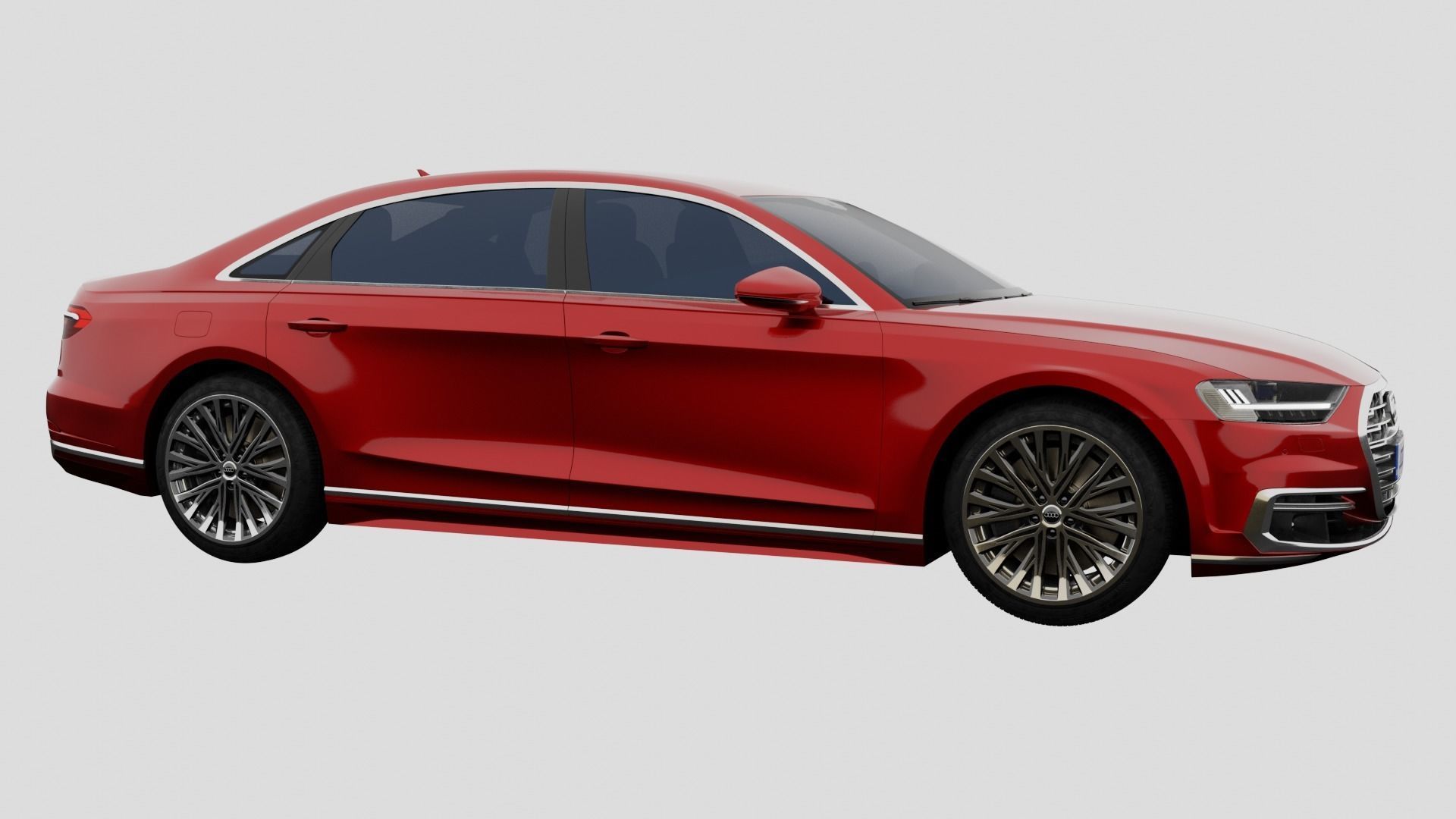 Audi A8L 2020 3D model_12