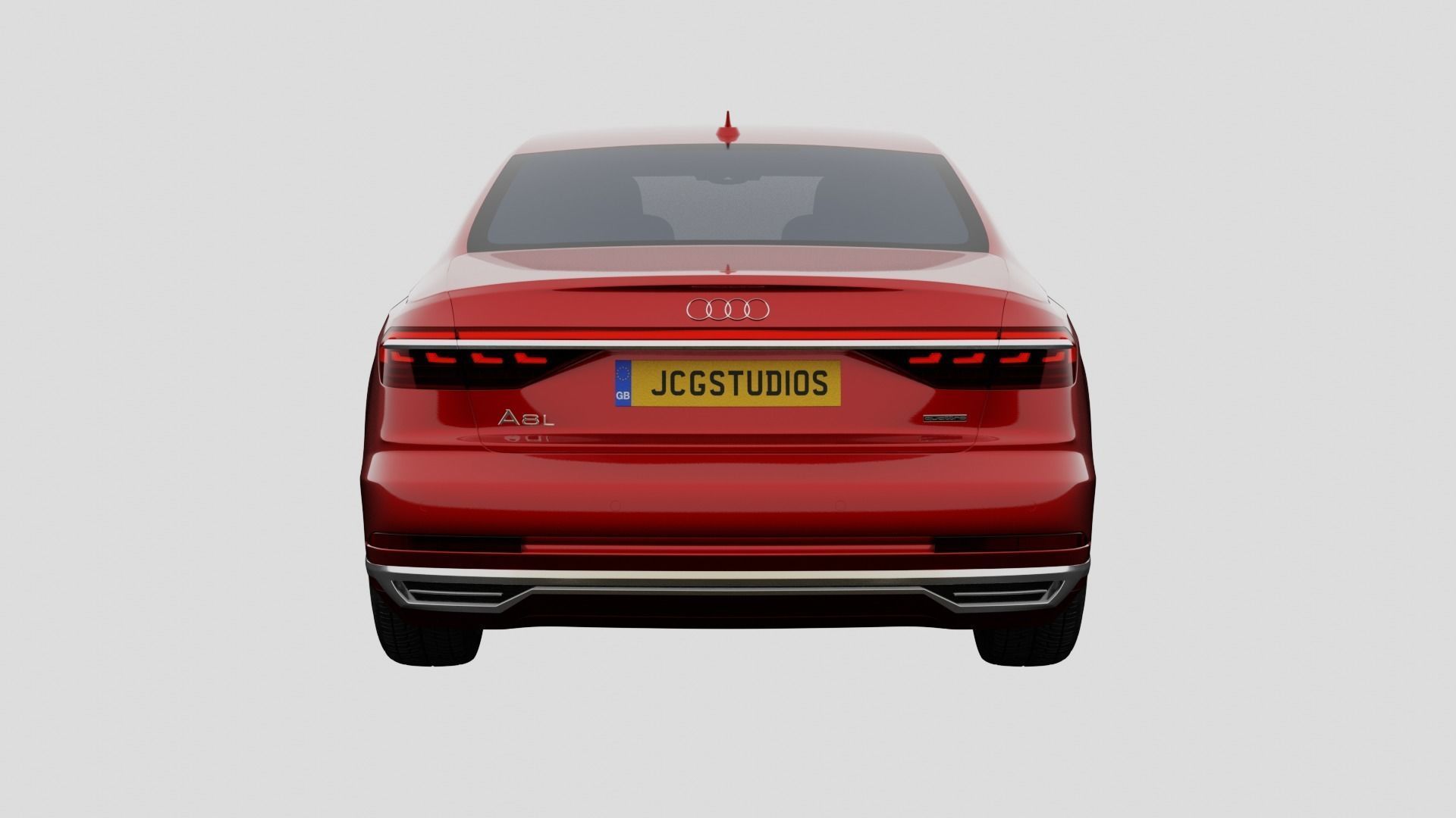 Audi A8L 2020 3D model_10