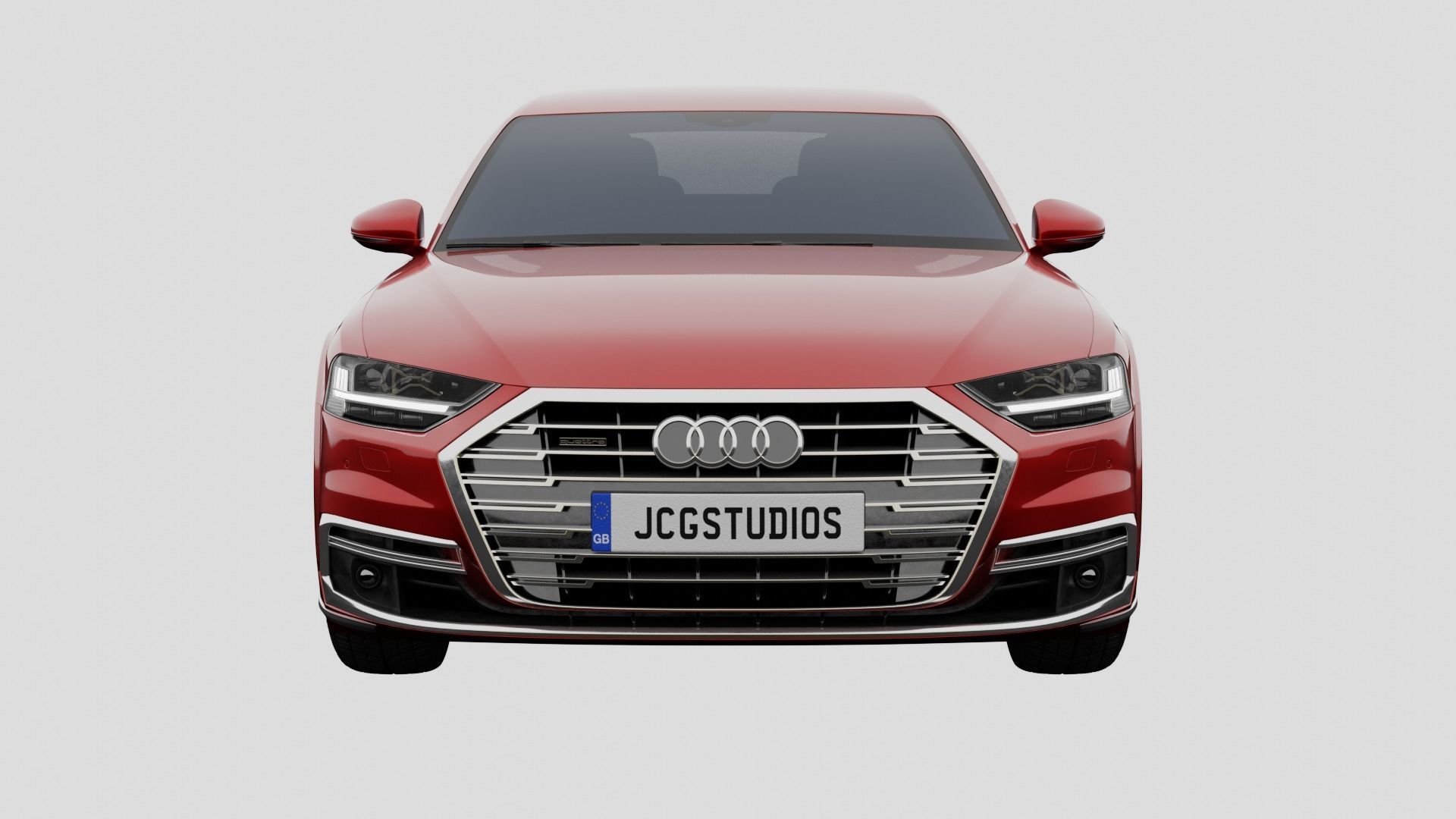 Audi A8L 2020 3D model_14