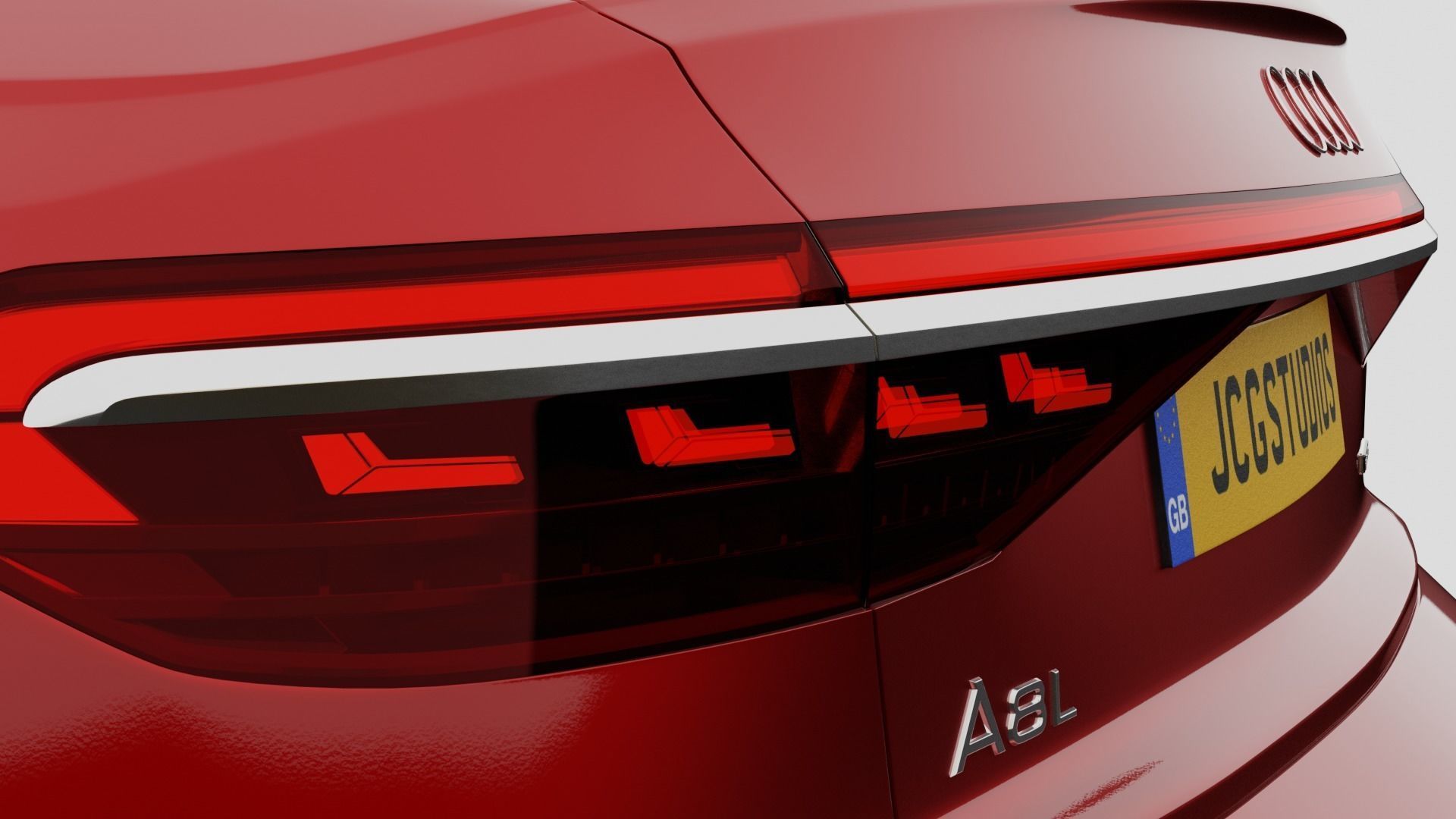 Audi A8L 2020 3D model_5