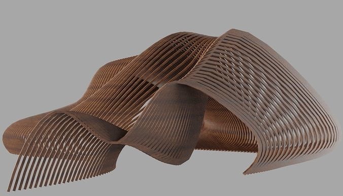 Parametric Pavilion 3D model