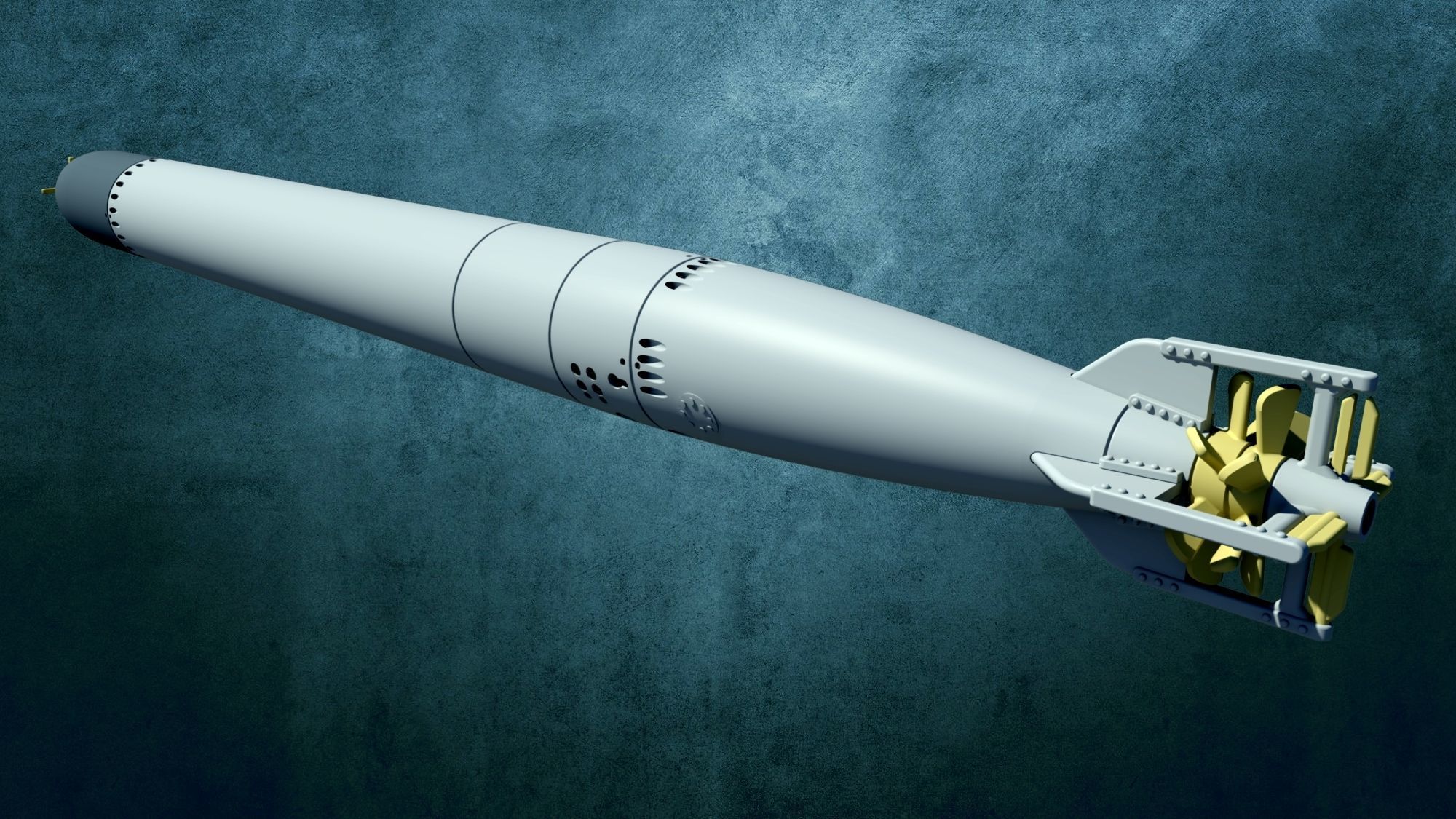 U-Boot Typ VIID detailed 3D model_14