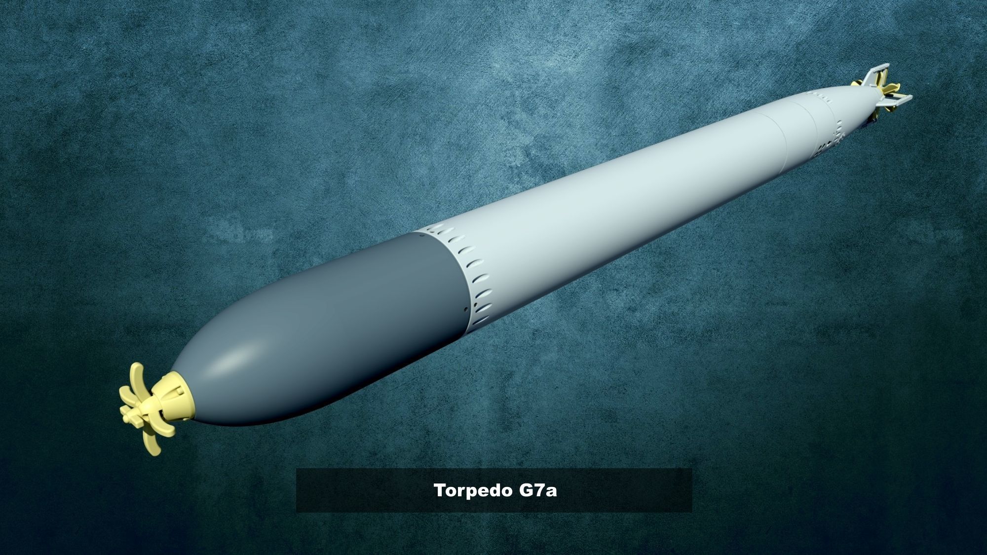 U-Boot Typ VIID detailed 3D model_13