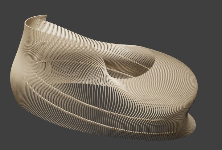 Parametric Facade  3D model_2