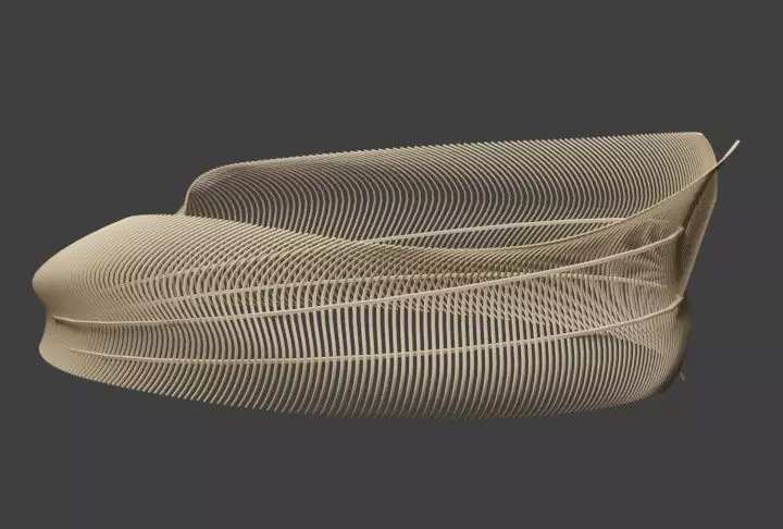 Parametric Facade  3D model_0