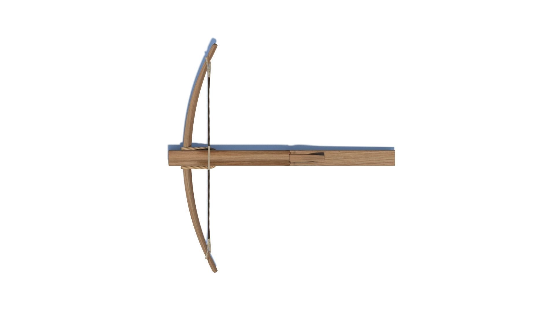 Early medieval 11th century light hunting crossbow 3D model_8