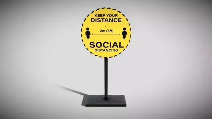 Social Distancing Signage