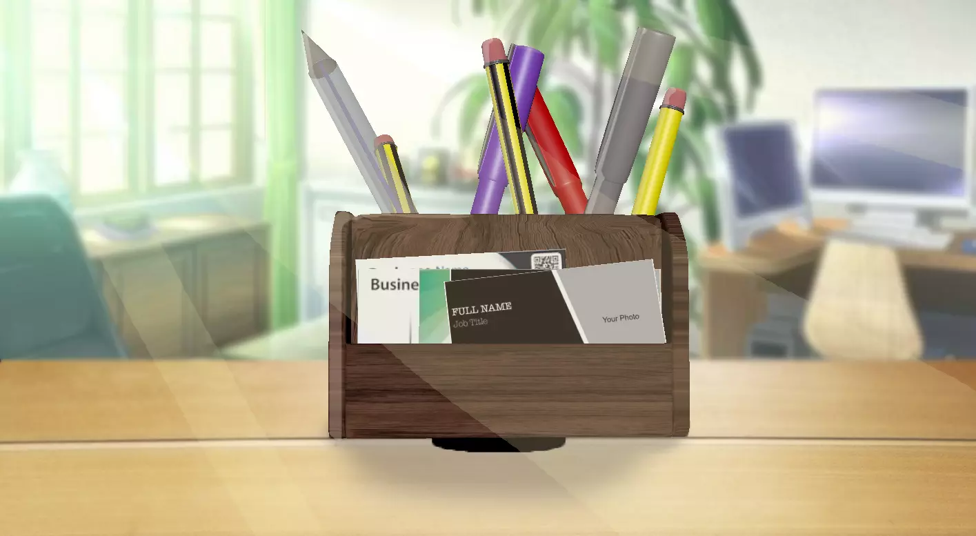 Pens Holder 3D Model  3D model_0