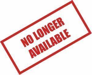 no longer available