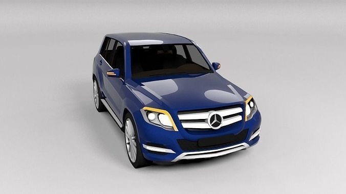 MERCEDES GLK LOWPOLY Low-poly 3D model