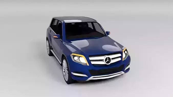 MERCEDES GLK LOWPOLY Low-poly 3D model