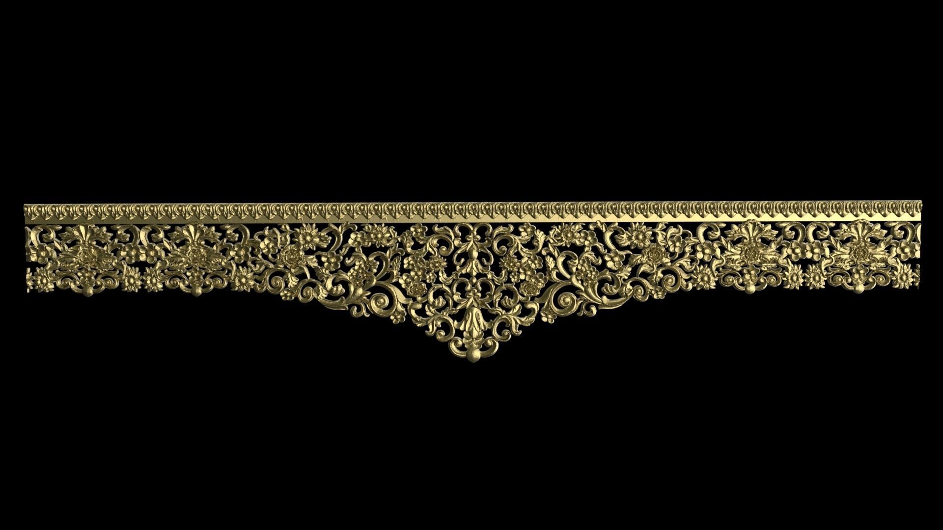 Carved decor CNC model 3D model 01 3D model_2