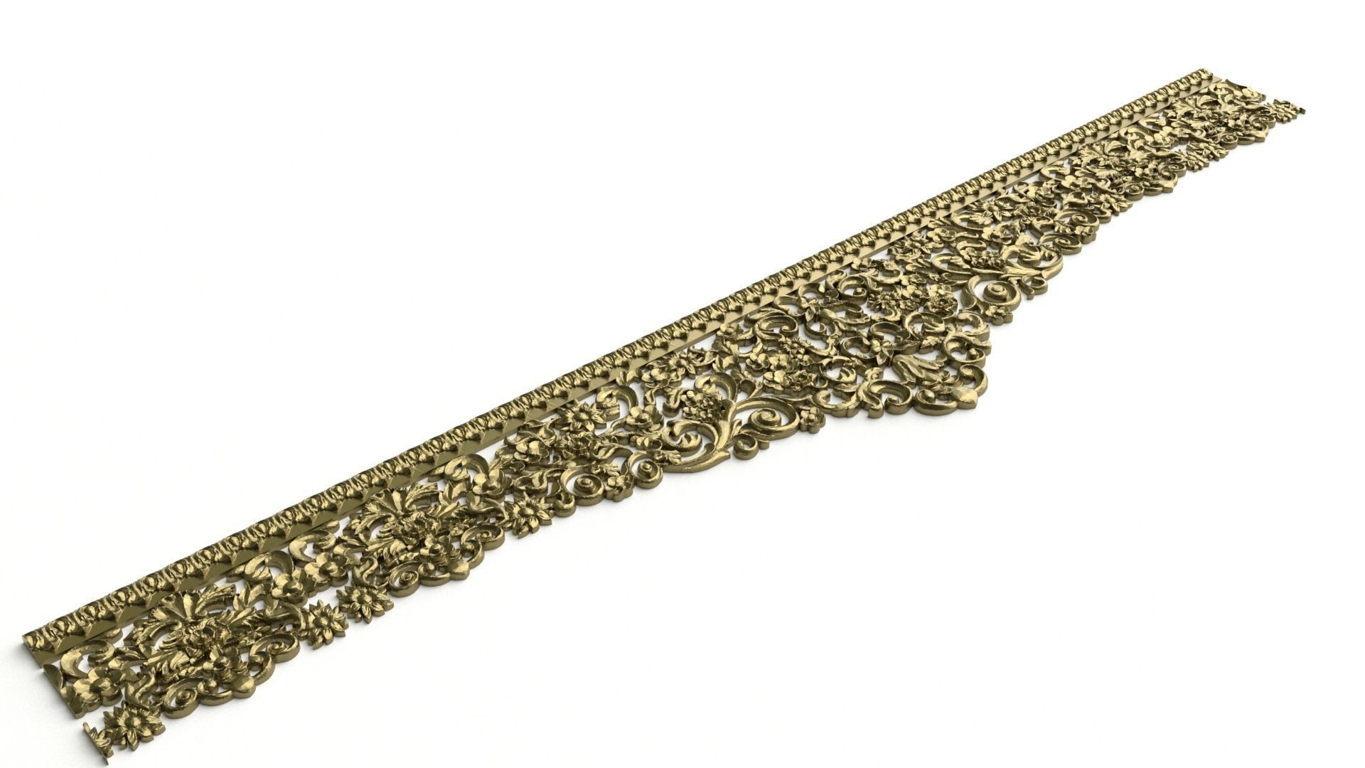 Carved decor CNC model 3D model 01 3D model_1