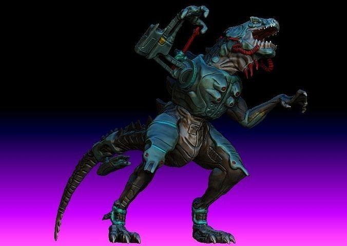 Cyber Godzilla prototype toy  3D model